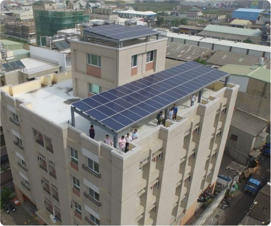 Commercial solar panel
